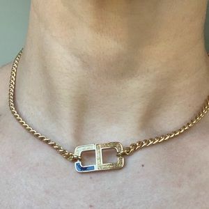 Authentic Vintage Christian Dior Gold Necklace
